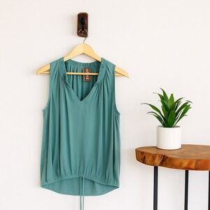 ✨ 2/$35 Anthropologie Dolan Blouse S Sea Foam Aurelia Top Coastal Quiet Luxury